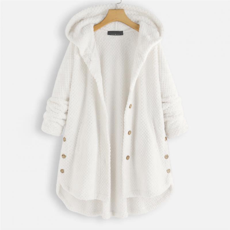 Jada - Cappotto con cappuccio e bottoni
