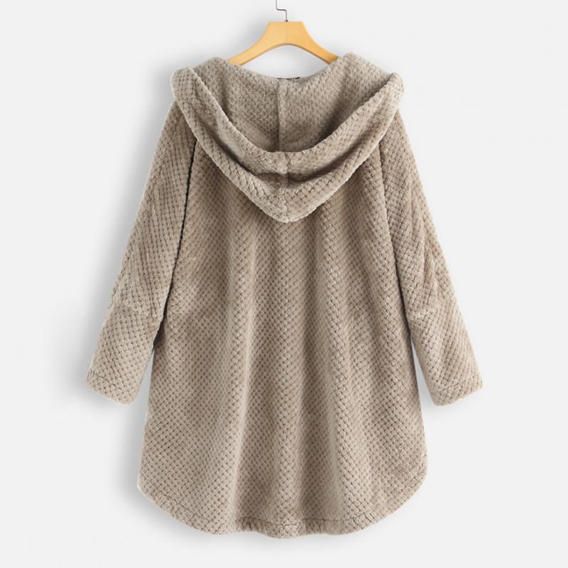 Jada - Cappotto con cappuccio e bottoni