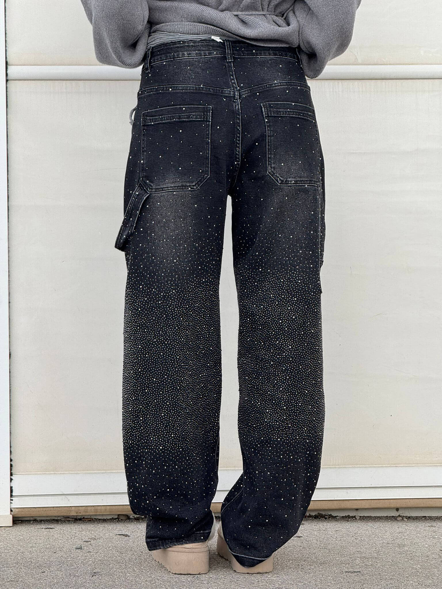 Rafaela - Jeans Diamond con Vestibilità Balloon e Dettagli Scintillanti