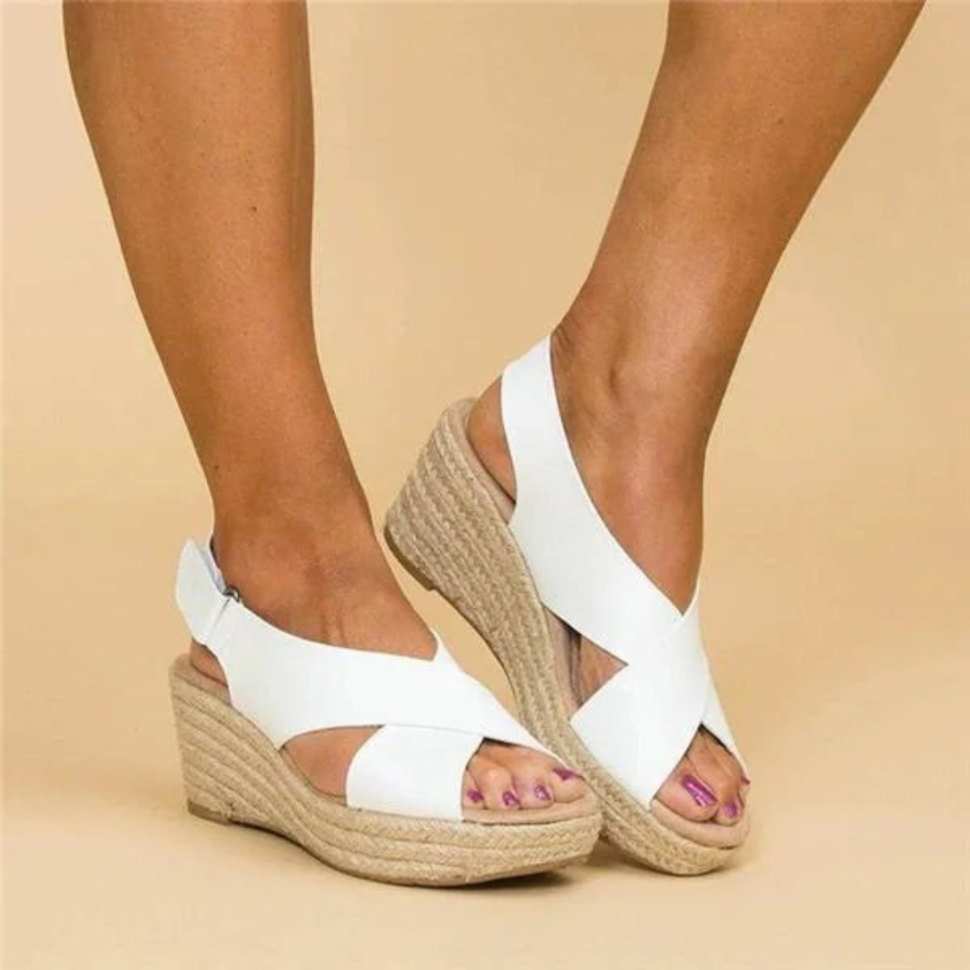 Alice - Cuñas para mujer con tiras cruzadas