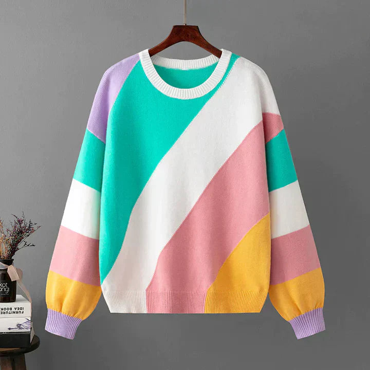 Millie - Maglione a righe colorate