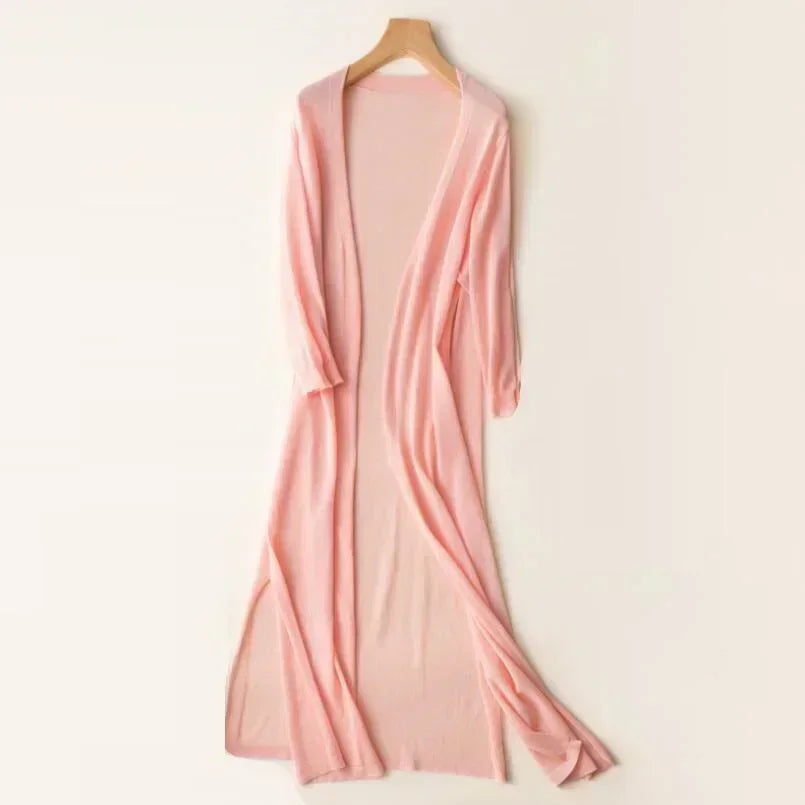 Rosaline - Cardigan lungo leggero