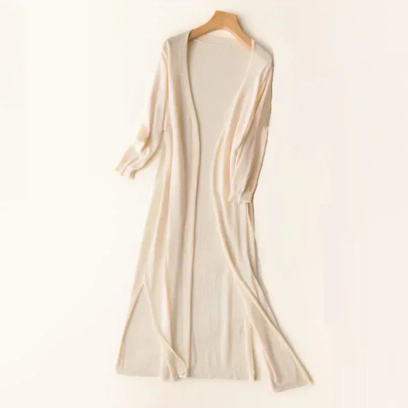 Rosaline - Cardigan lungo leggero