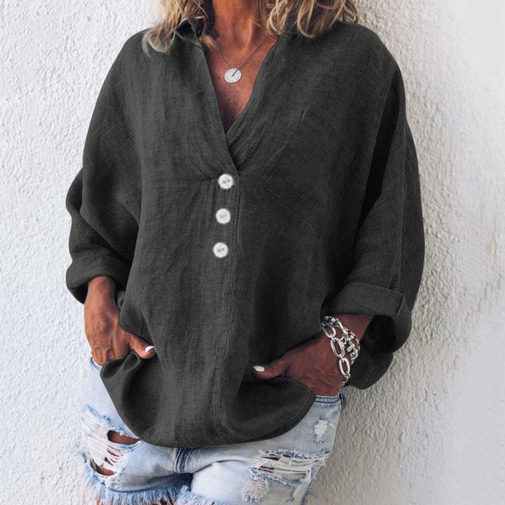 Evangeline - Blusa elegante in lino