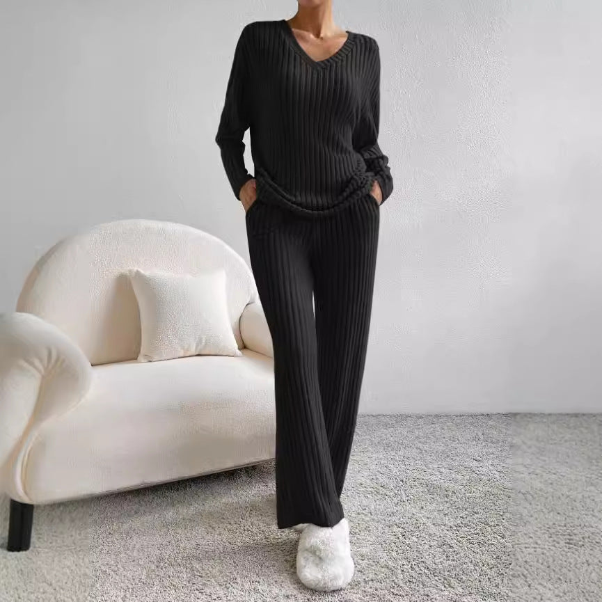 Kalani - Completo lounge in maglia a coste