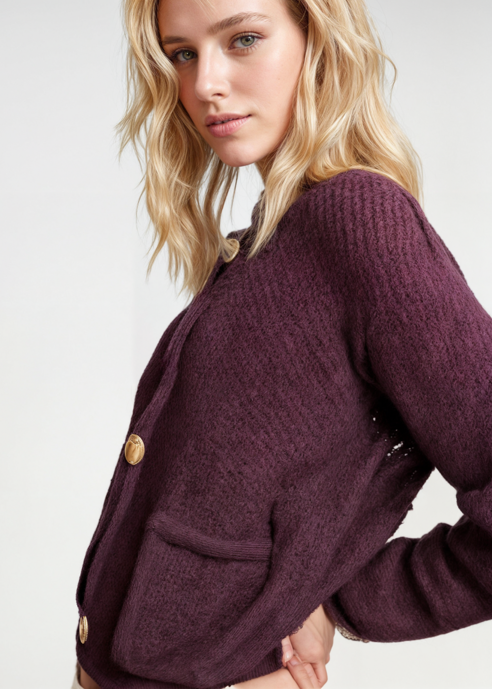Rosalind - Cardigan en maille