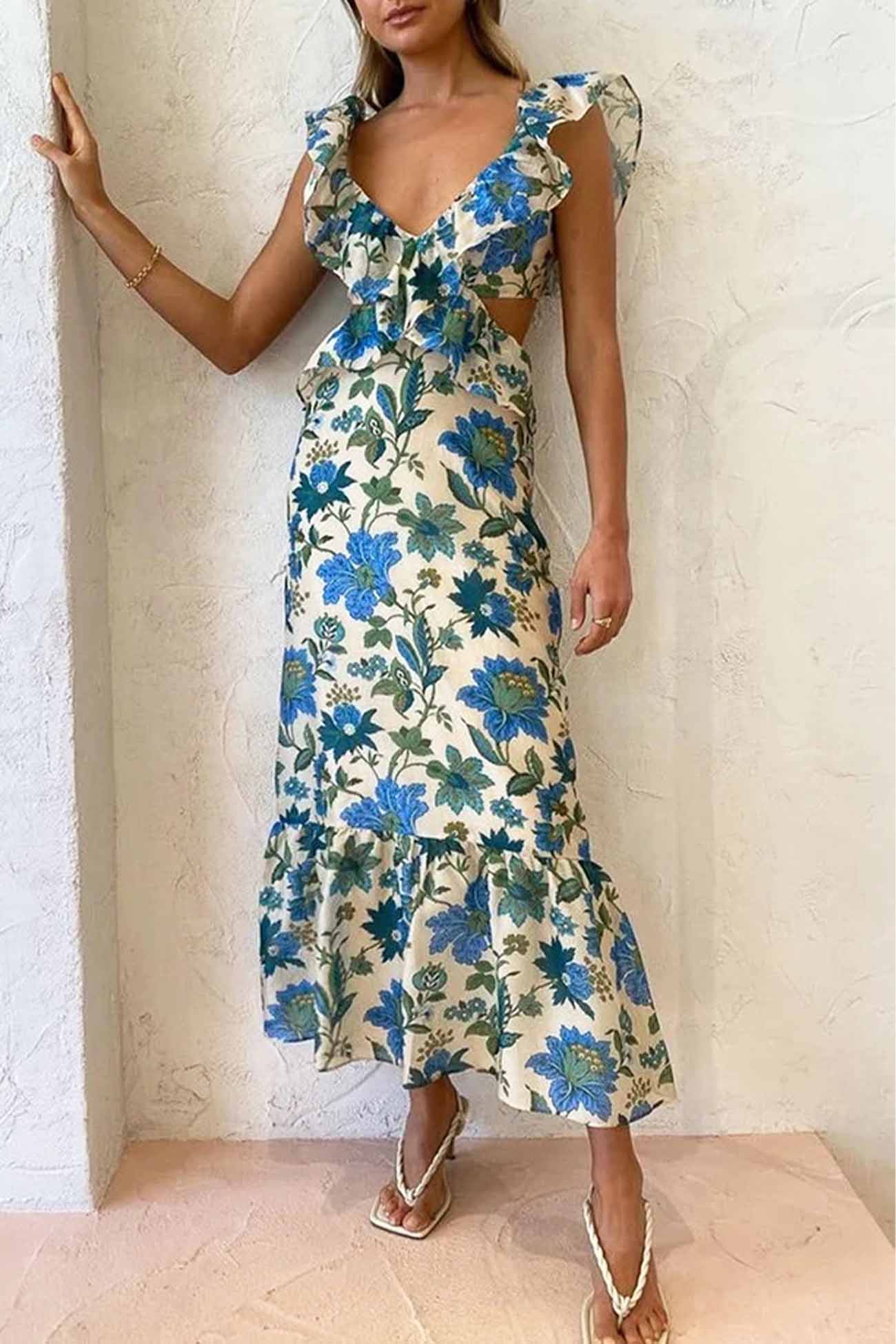 Francesca - Vestito con balze