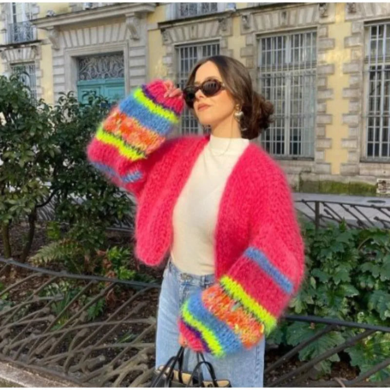 Eleni - Maglione Colorato all'Uncinetto