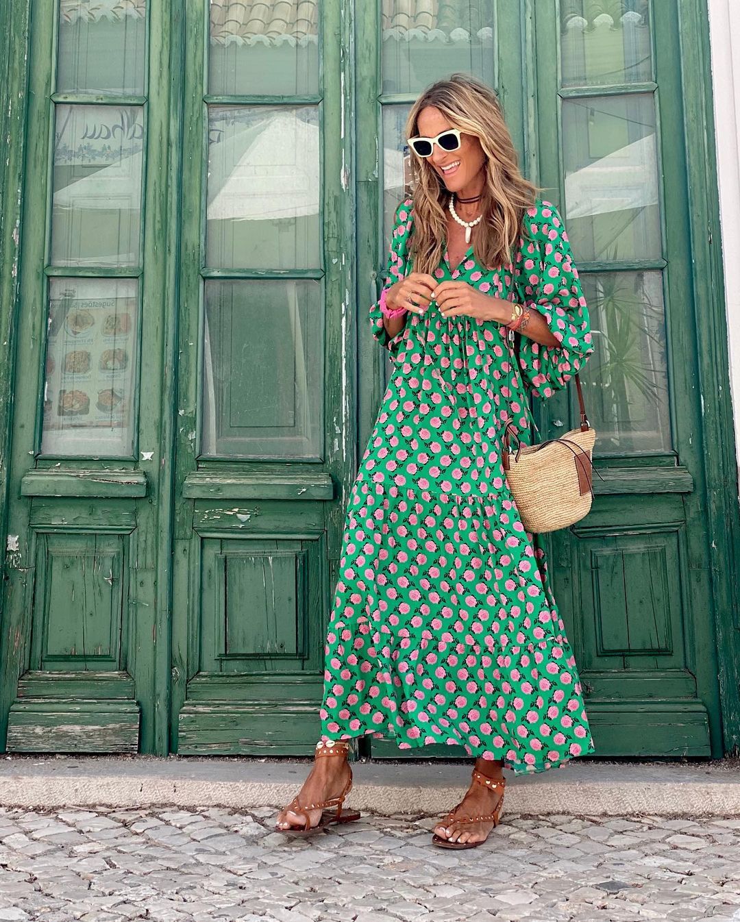 Sophia - Abito Maxi Bohemien a Vestibilità Ampia