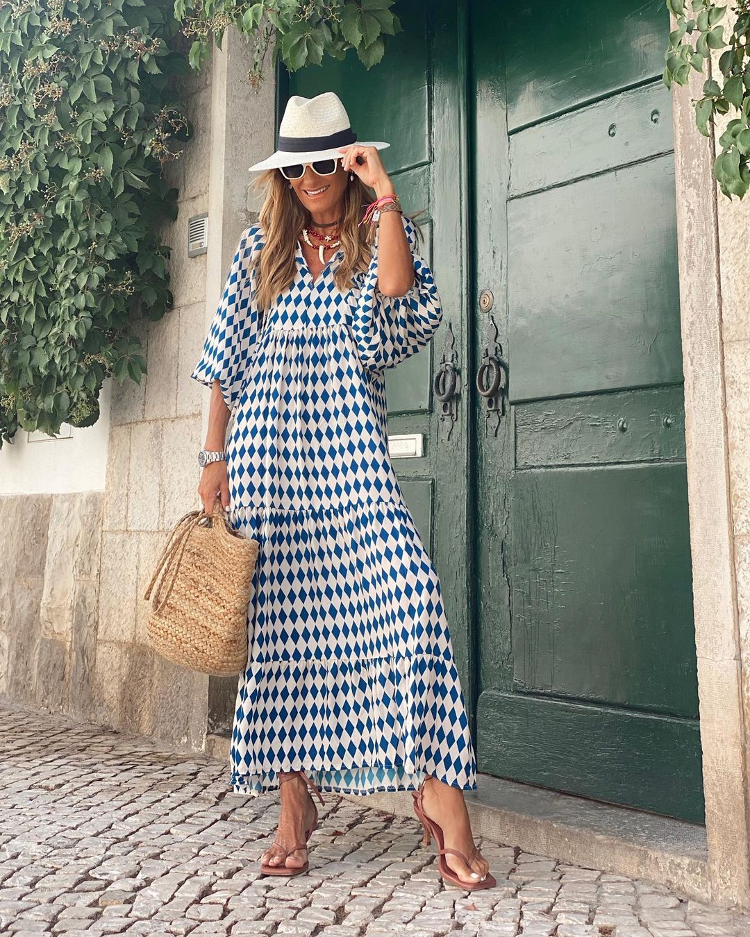 Sophia - Abito Maxi Bohemien a Vestibilità Ampia