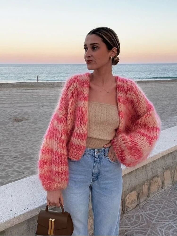 Eleni - Maglione Colorato all'Uncinetto