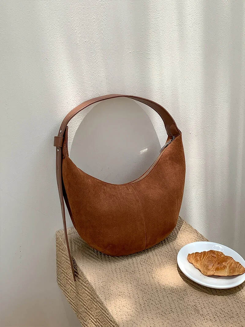 Maisie - Bolso Halfmoon de ante sintético