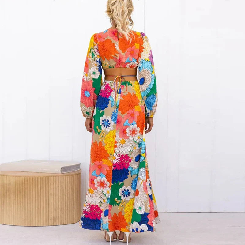 Sierra - Abito da vacanza elegante con stampa floreale