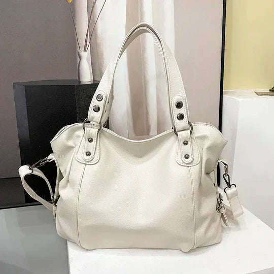 Eleanor - Grande Borsa a Mano Strutturata in Pelle
