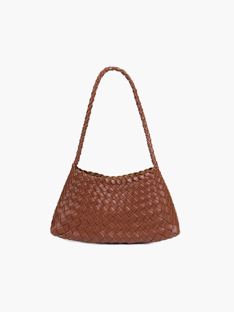 Aira - Bolso trenzado de cuero sintético