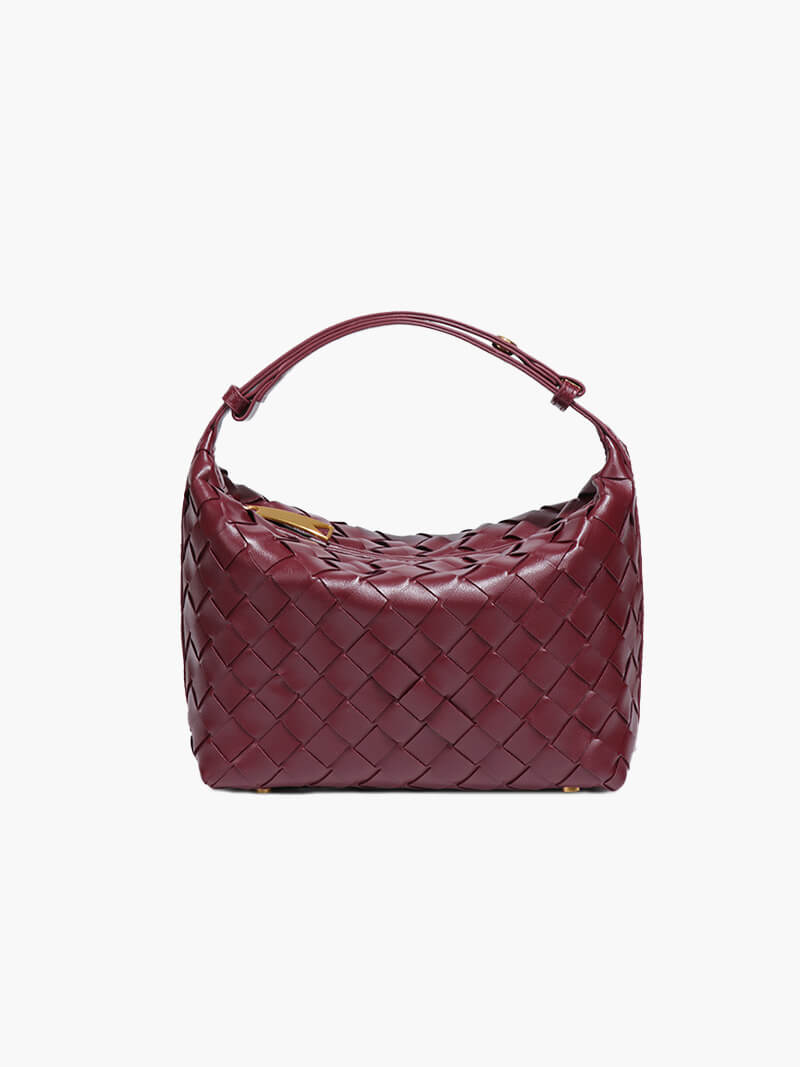 Fenella - Mini bolso tejido de cuero sintético