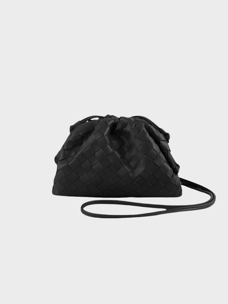Rhea - Mini Bolso Tejido de Cuero Vegano