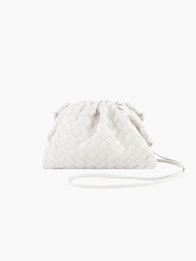 Rhea - Mini sac tissé en cuir vegan