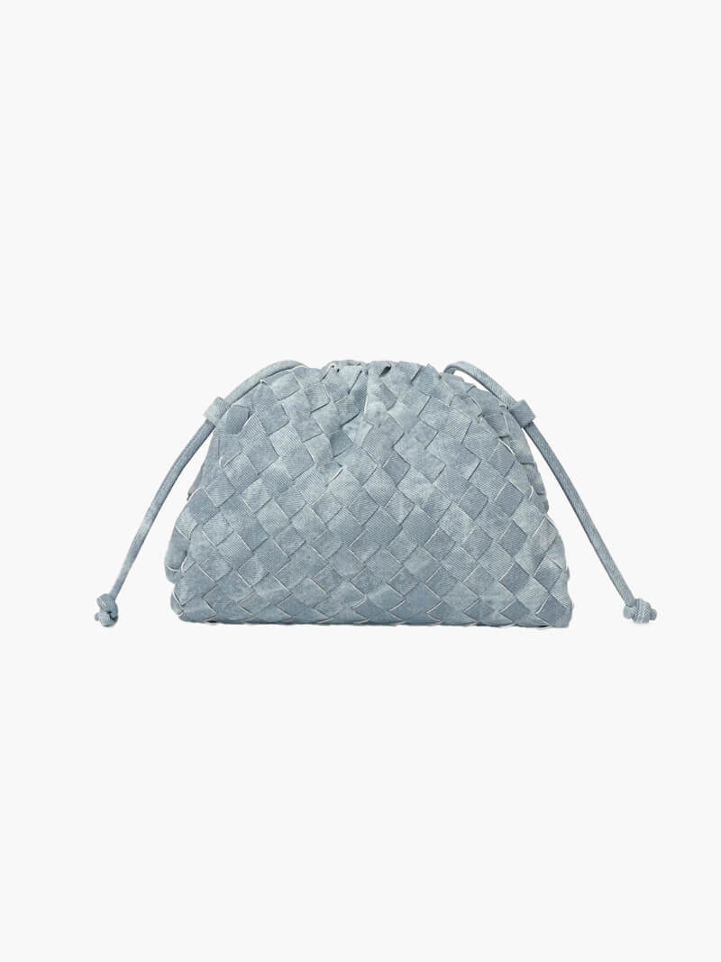 Rhea - Mini sac tissé en cuir vegan
