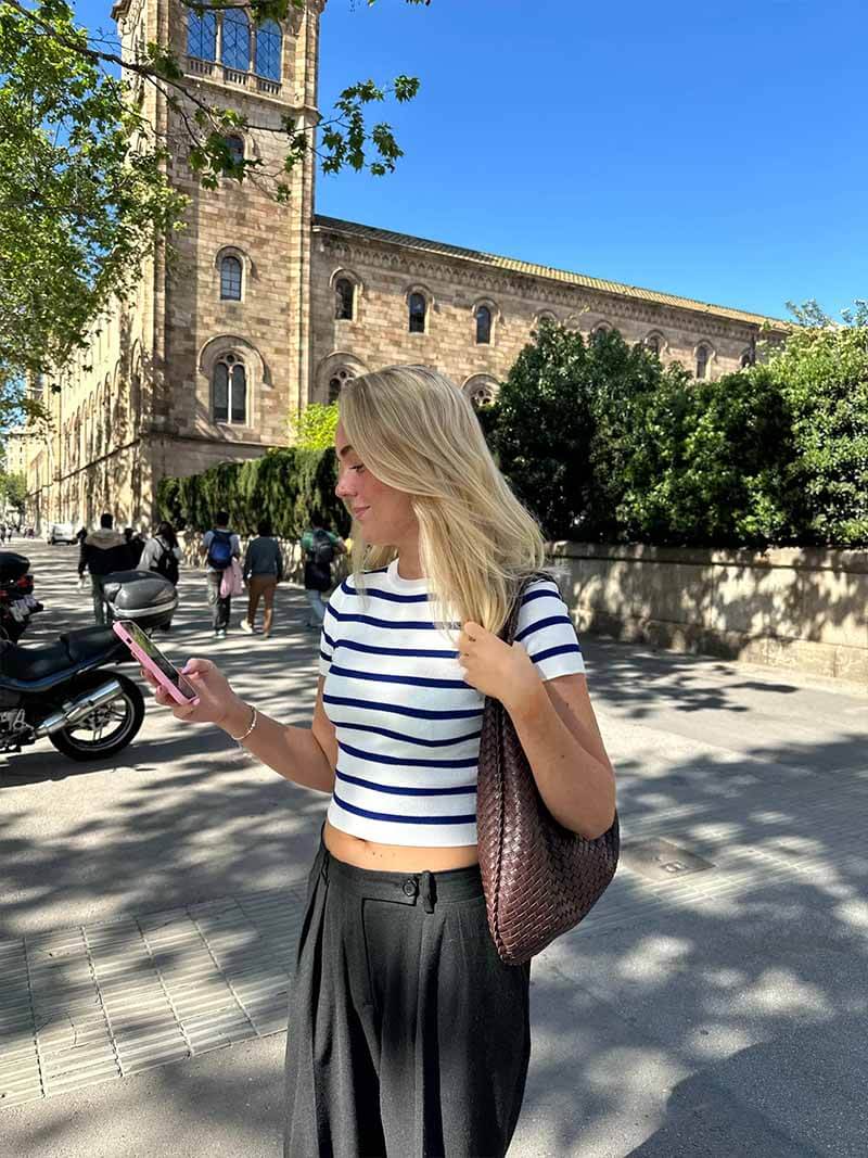 Arielle - Bolso de hombro tejido XL