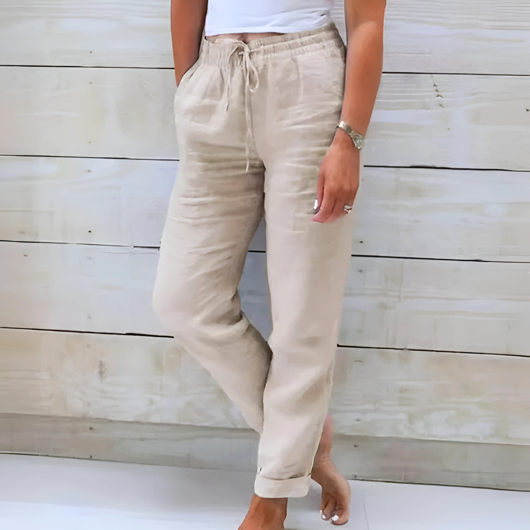 Jenny - Pantaloni leggeri elasticizzati