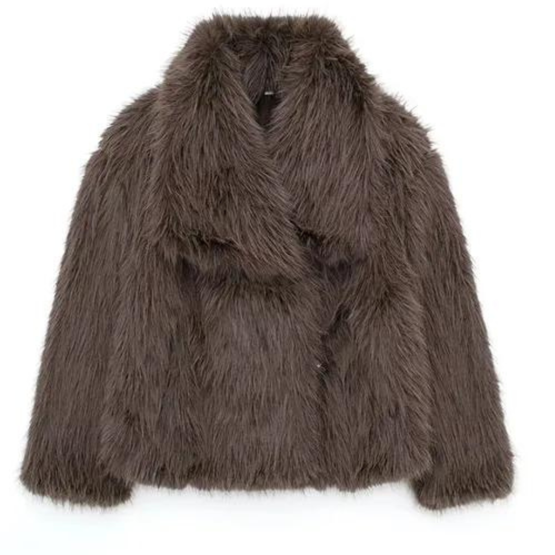 Quinn - Cappotto in pelliccia sintetica morbida