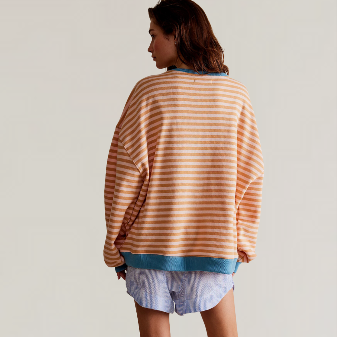 Zoe - Pull rayé oversize