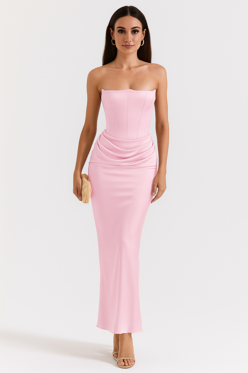 Vera - Robe longue élégante sans bretelles