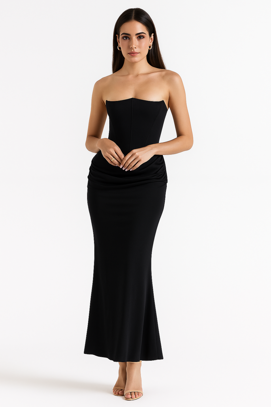 Vera - Robe longue élégante sans bretelles