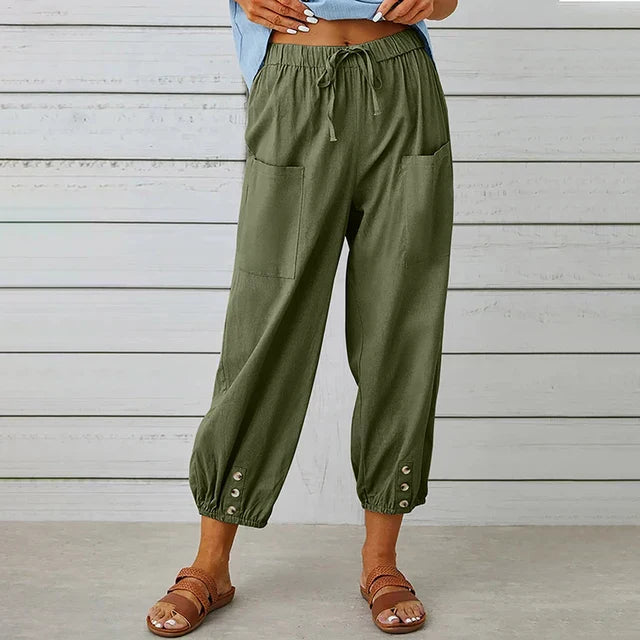 Willow - Pantalon décontracté confortable pour femmes (tailles grandes disponibles)