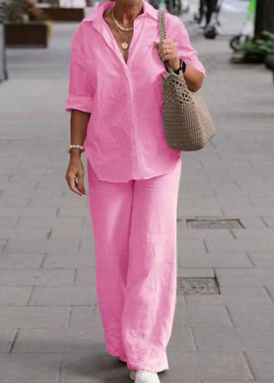 Mira - Completo Relax in Lino da Donna (Disponibile in Taglie Forti)