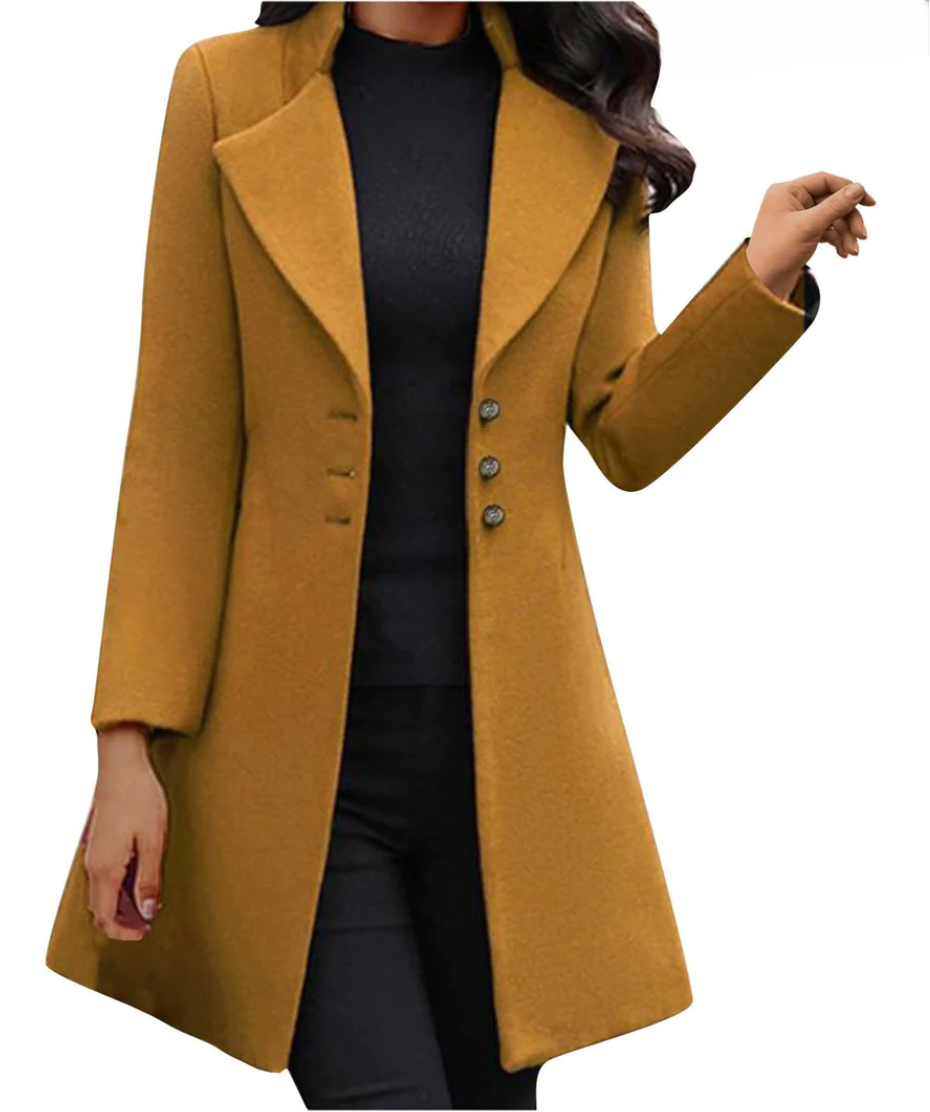 Audrina - Manteau italien à manches longues