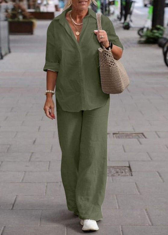Mira - Completo Relax in Lino da Donna (Disponibile in Taglie Forti)