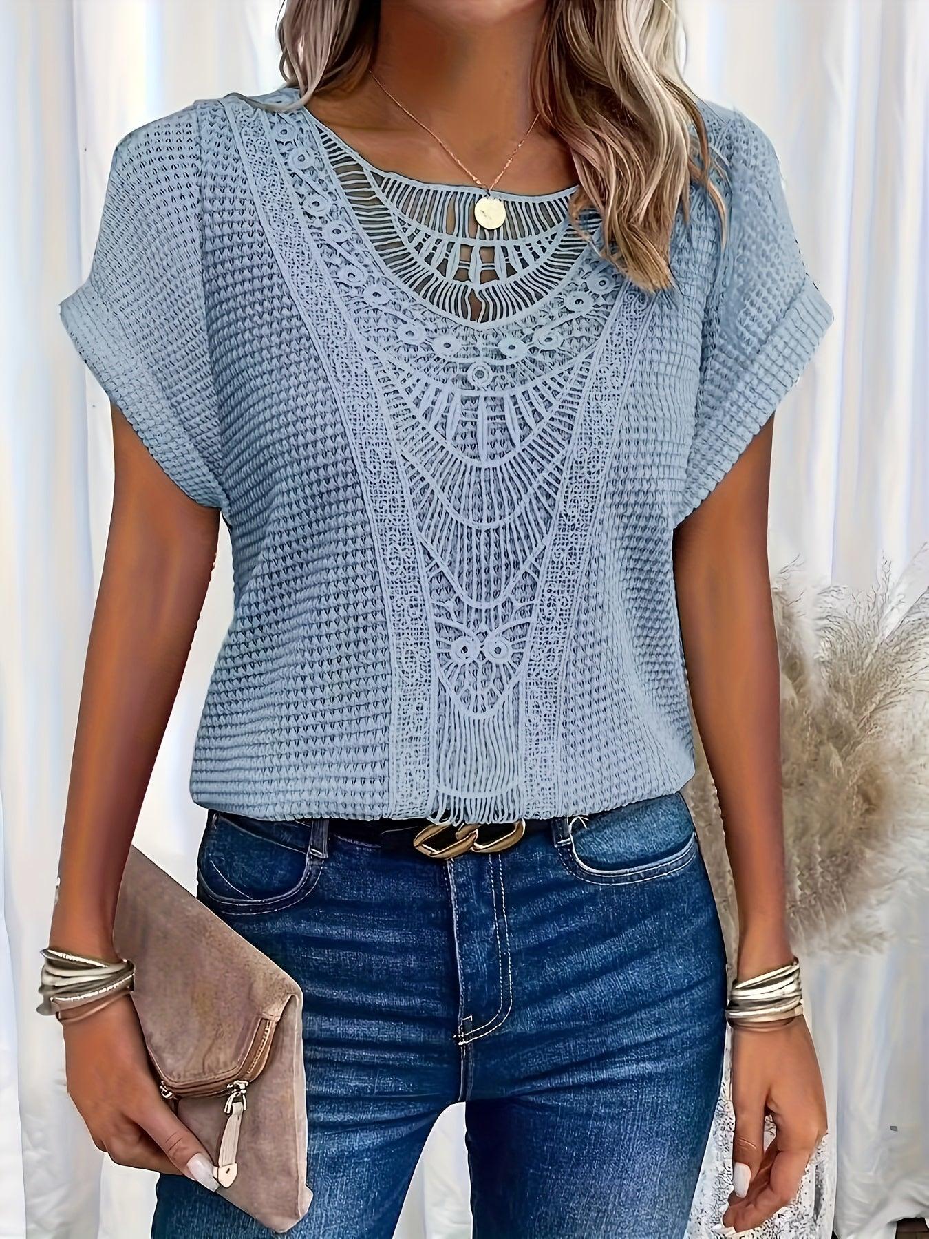 Lexi - Top con dettagli in pizzo intricati