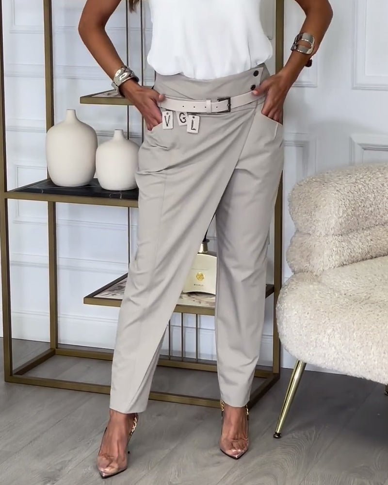 Bree - Pantaloni Patchwork con Cintura
