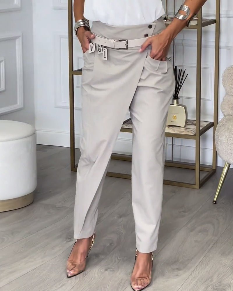 Bree - Pantaloni Patchwork con Cintura