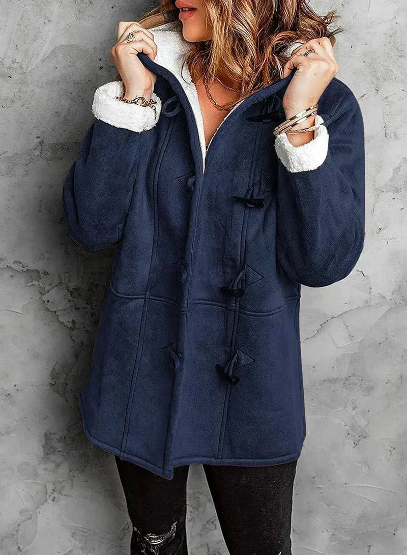 Charlotte - Fleece-Lined Hooded Coat
