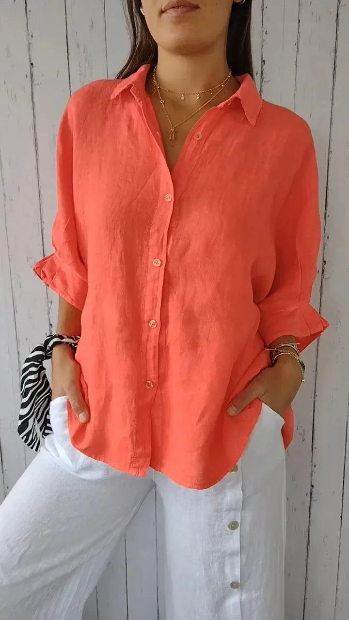 Tatiana - Camicetta Chic in Lino