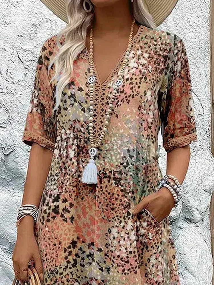 Daisy - Vestido midi vibrante de verano