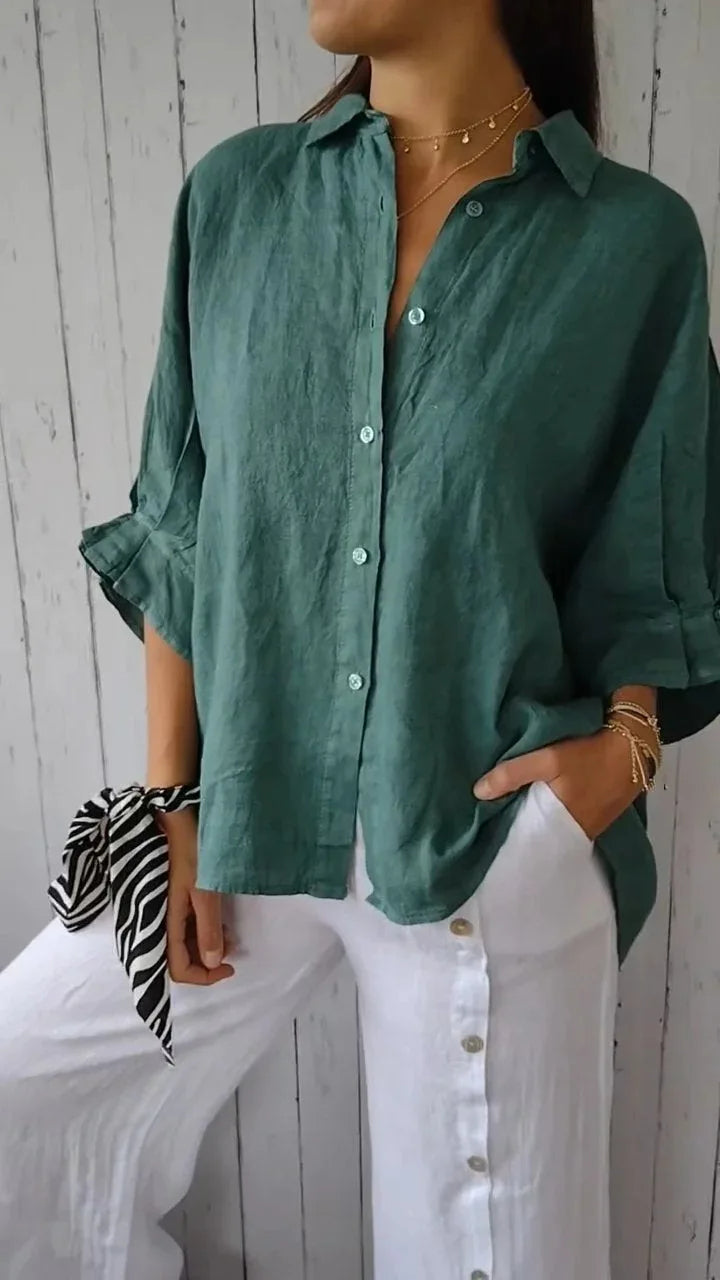 Tatiana - Camicetta Chic in Lino