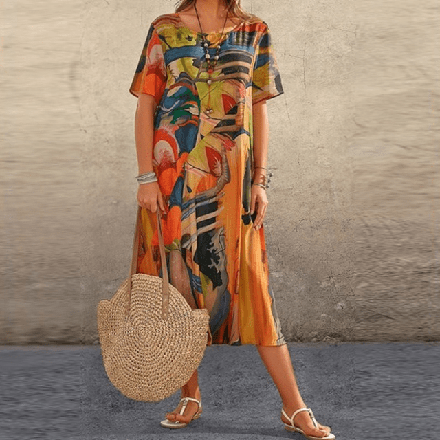 Elizabeth - Elegant Floral Dress