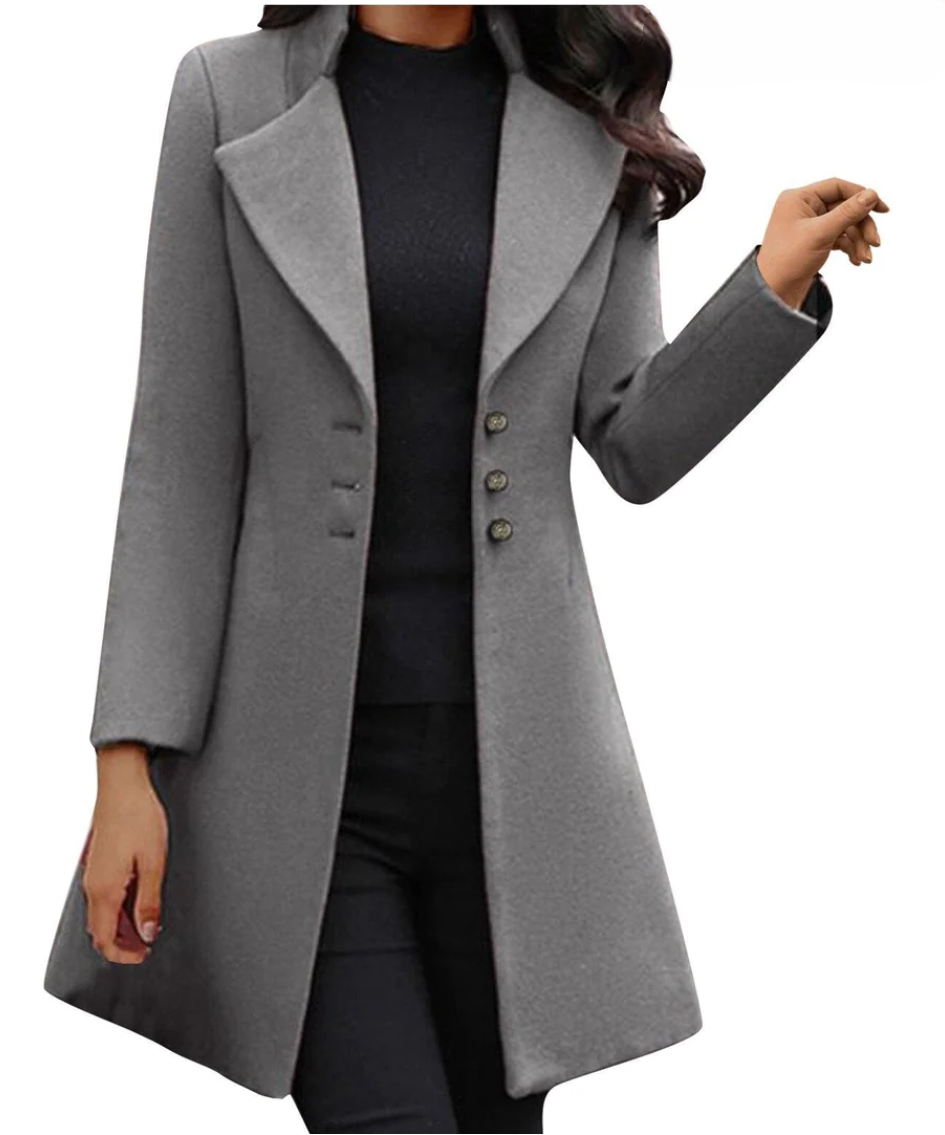 Audrina - Cappotto italiano con maniche lunghe