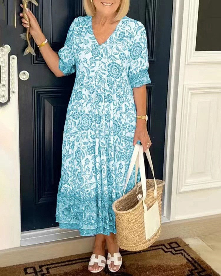 Camilla - Vestido maxi relajado de verano