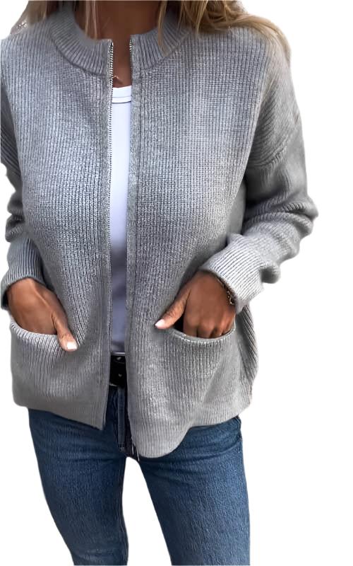 Josephine - Cardigan con zip