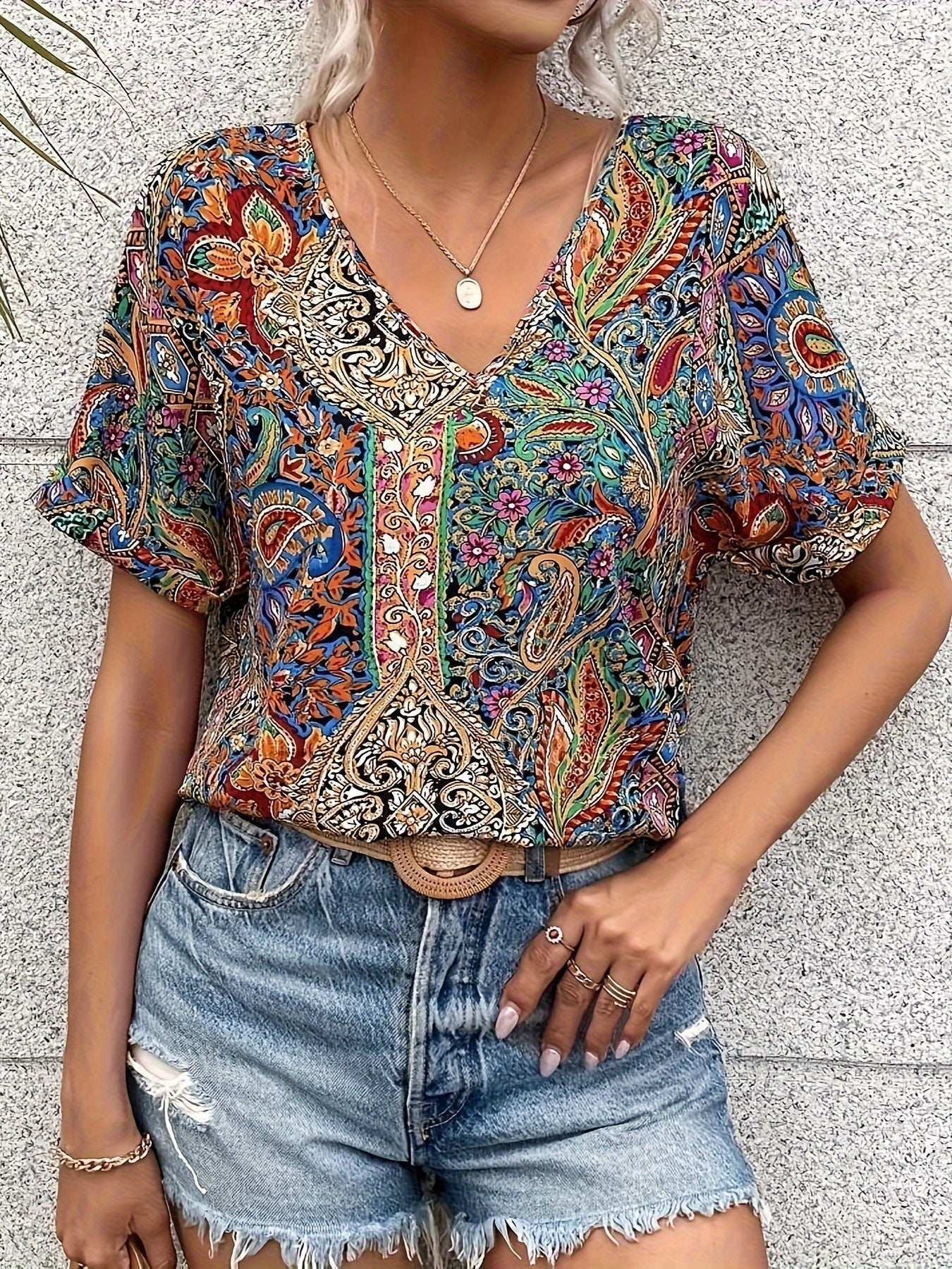 Victoria - Blusa floreale elegante