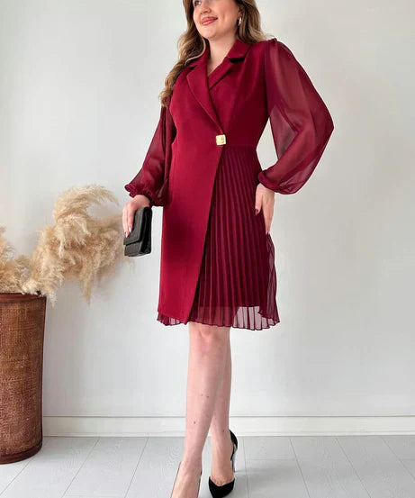 Lauren - Vestido Mini Plisado