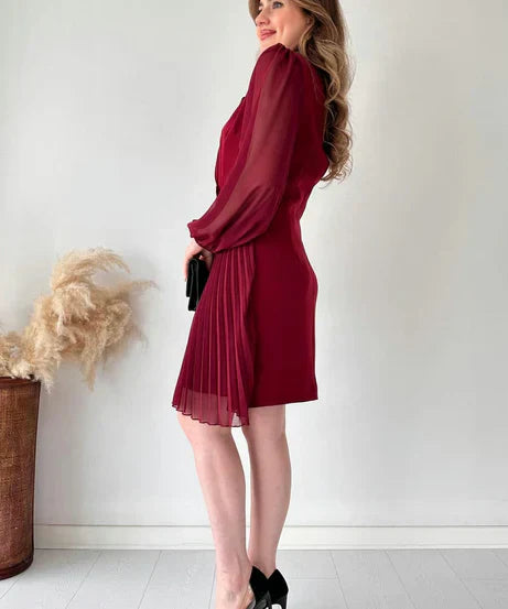 Lauren - Vestido Mini Plisado