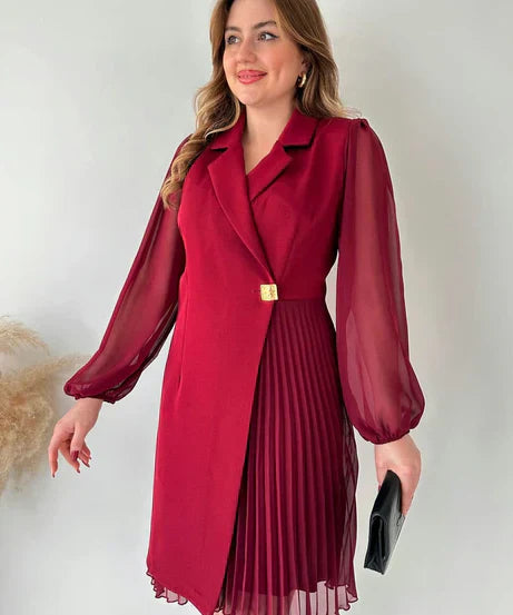 Lauren - Vestido Mini Plisado