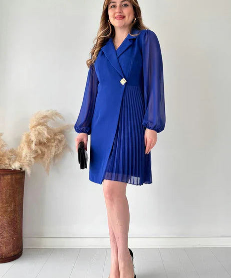 Lauren - Vestido Mini Plisado