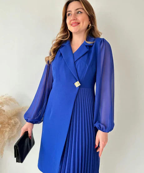 Lauren - Vestido Mini Plisado